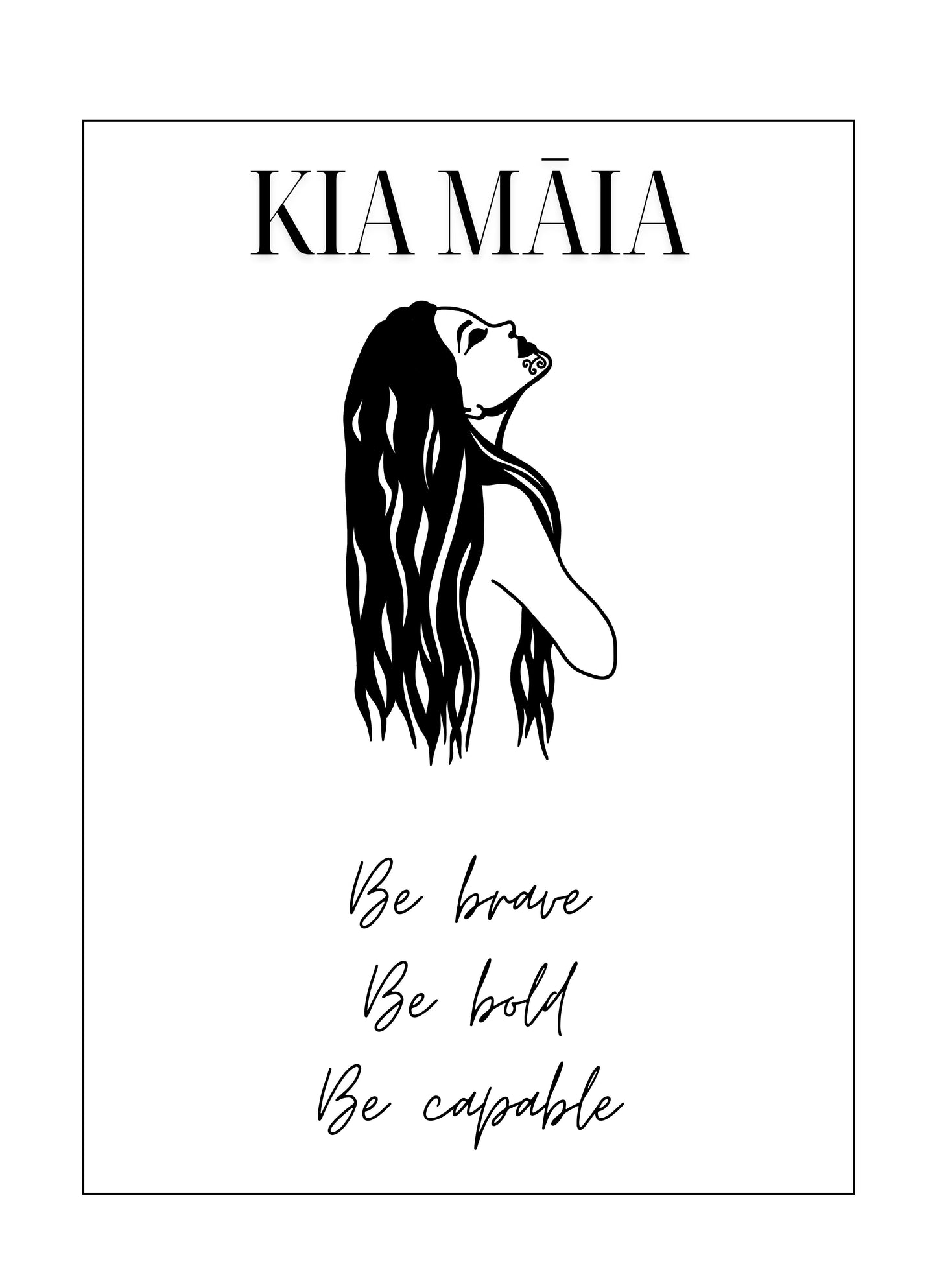 KIA MĀIA Digital print