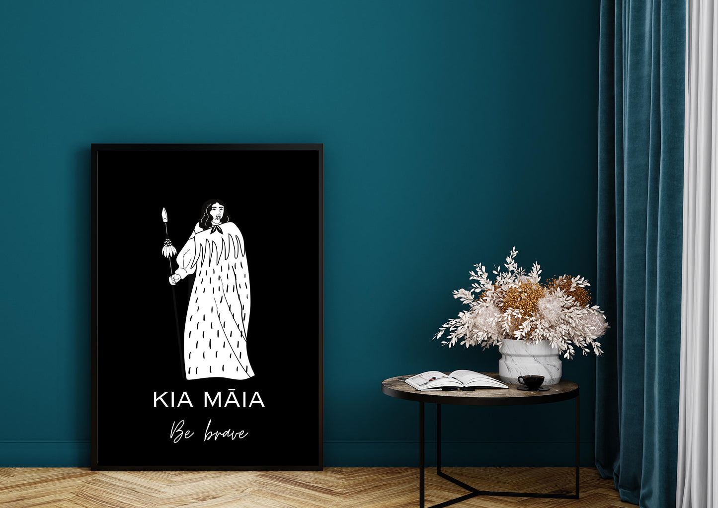 Kia Māia Wahine Digital print Download