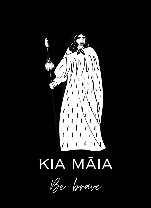 Kia Māia Wahine Digital print Download