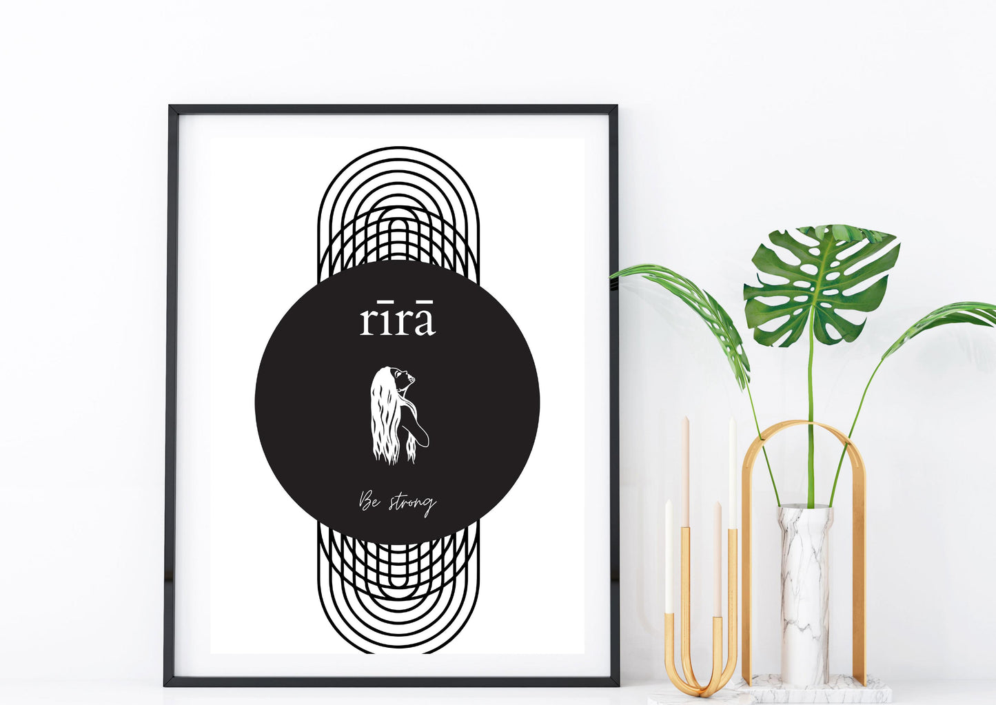 rīrā- Be Strong Digital Print Download